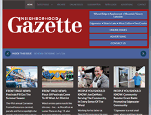 Tablet Screenshot of ngazette.com